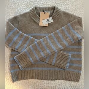 La Ligne Mini Marin Sweater Tan/Light Blue